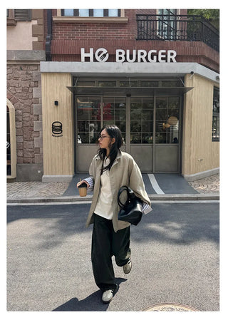 workwear trench coat