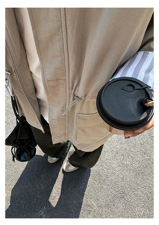 workwear trench coat