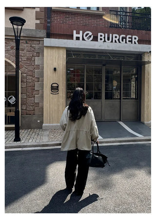 workwear trench coat