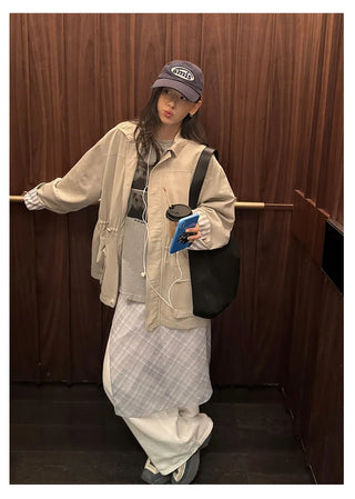 workwear trench coat