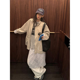 workwear trench coat