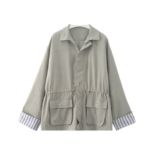 workwear trench coat