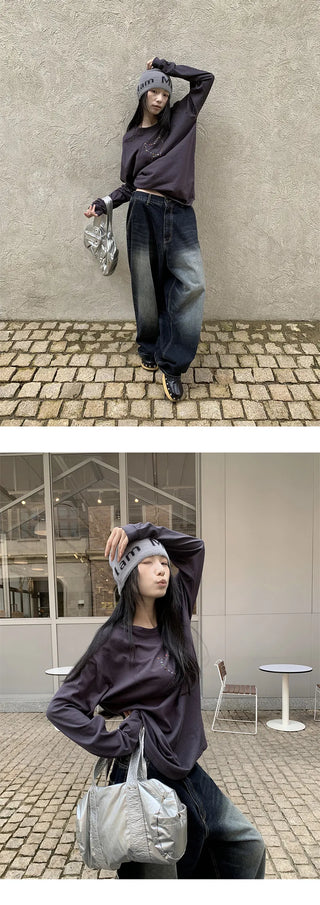 rhinestone long sleeve