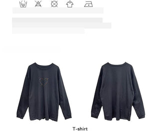 rhinestone long sleeve