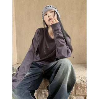 rhinestone long sleeve