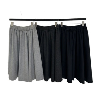 Korean pleated midi skirt