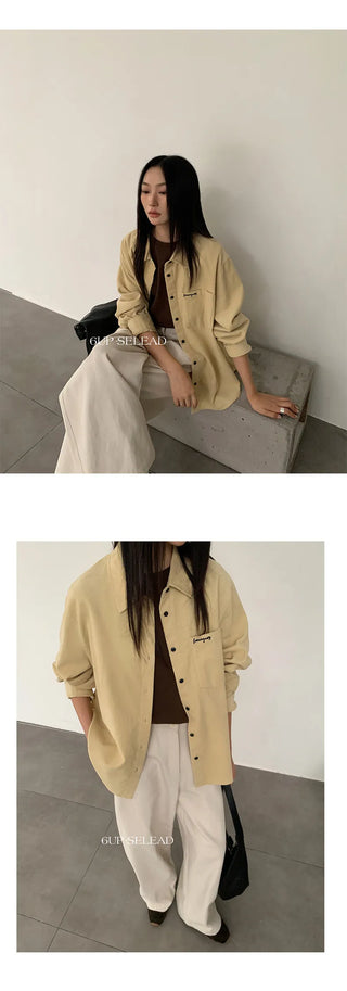 corduembroidered shirt