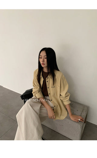 corduembroidered shirt