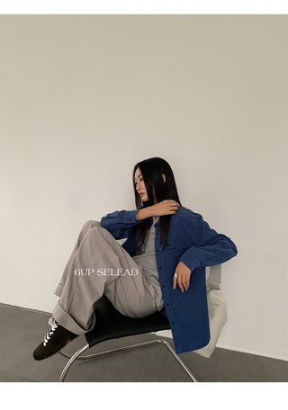 corduembroidered shirt