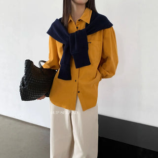 corduembroidered shirt