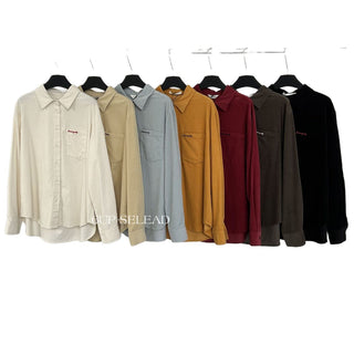 corduembroidered shirt