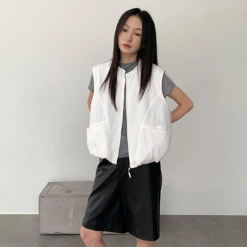 round neck vest