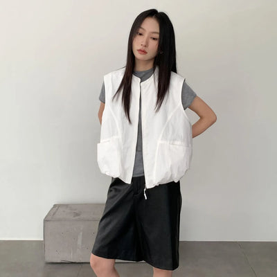 round neck vest
