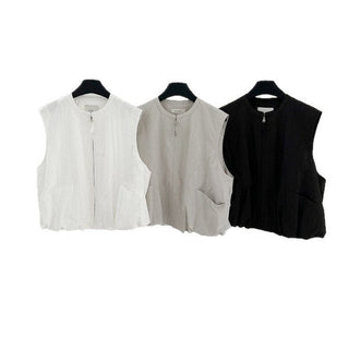round neck vest