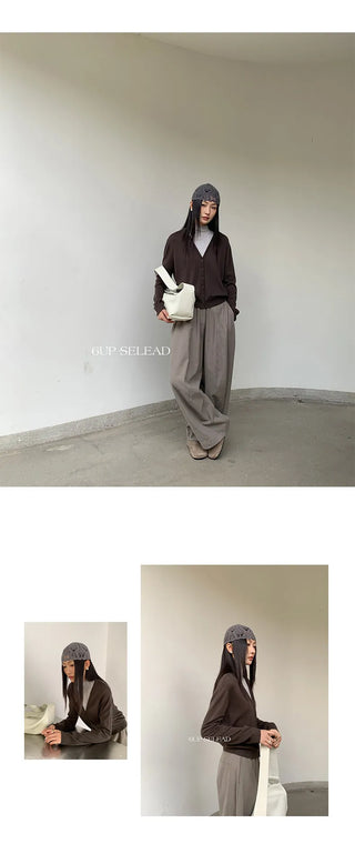 fake two-piece sweater