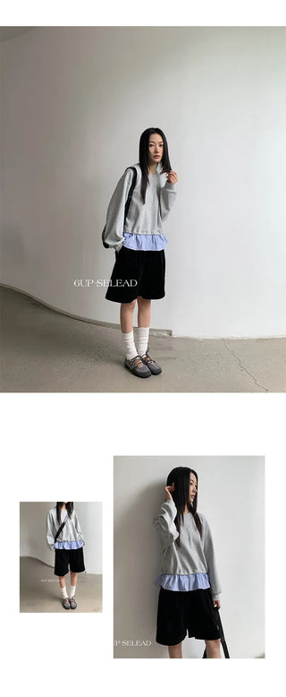 striped patchwork sweater