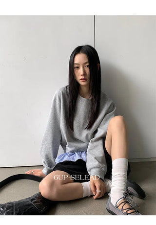 striped patchwork sweater