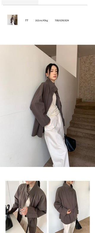 drawstring trench