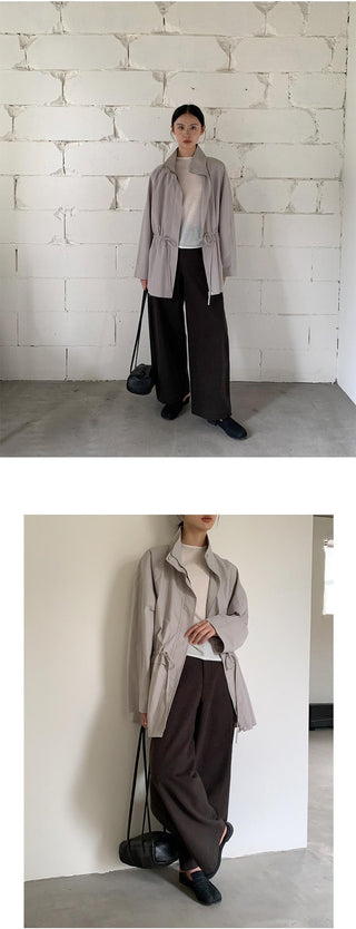 drawstring trench