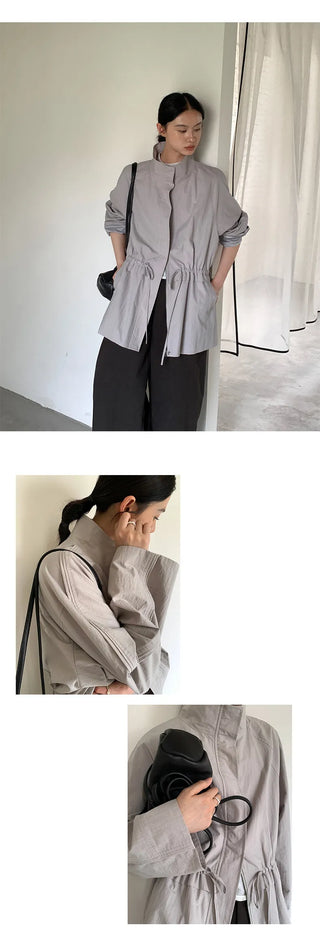 drawstring trench