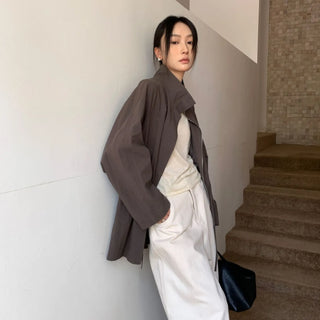 drawstring trench