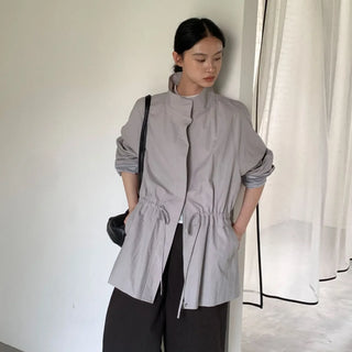 drawstring trench