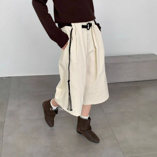 belt corduroy pants