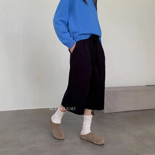 belt corduroy pants