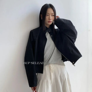 stand collar jacket