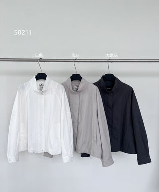 stand collar jacket