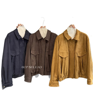 polo suede coat