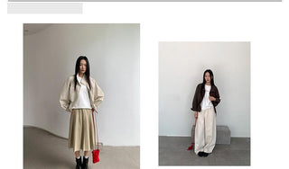 minimalist leather coat