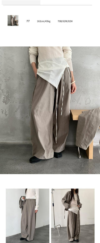 Tencel wide-leg