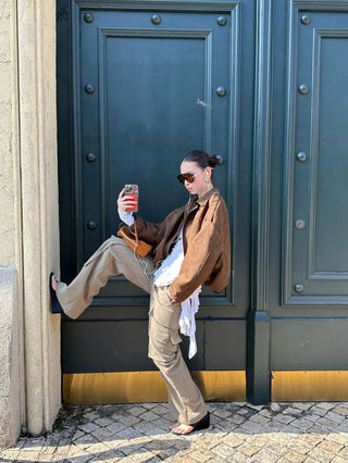 suede pilot jacket