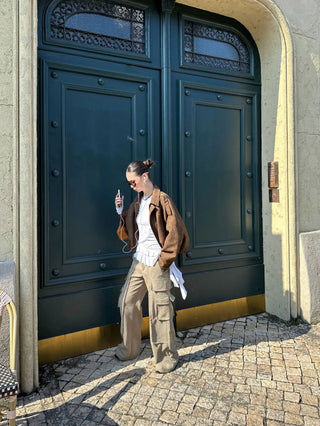 suede pilot jacket