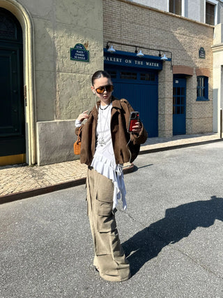 suede pilot jacket