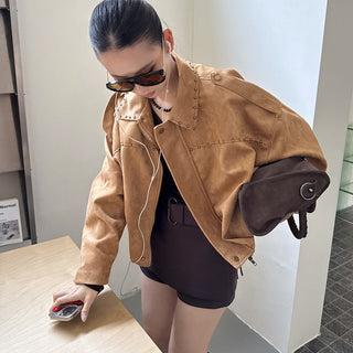 suede pilot jacket