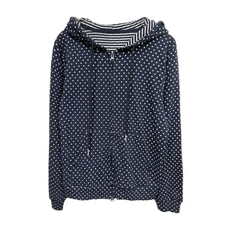 polka dot hoodie