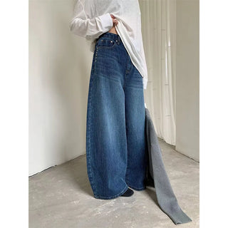 rivet wide jeans