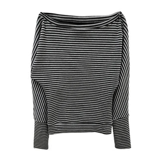 striped irregular top