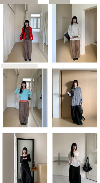 workwear wide pants