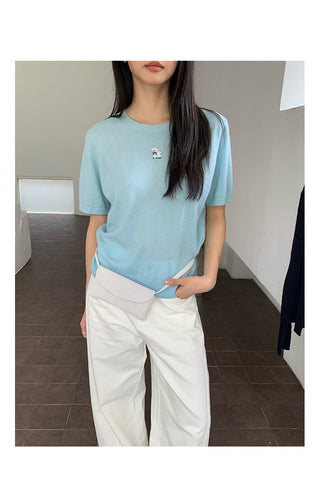 lamb jacquard sweater