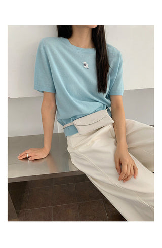 lamb jacquard sweater