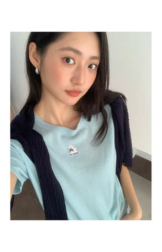 lamb jacquard sweater