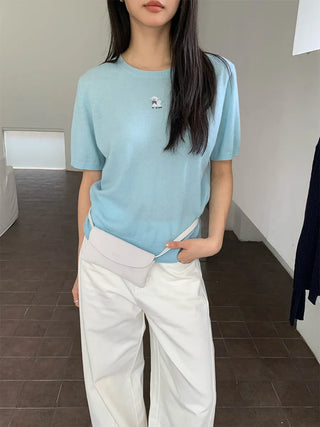 lamb jacquard sweater