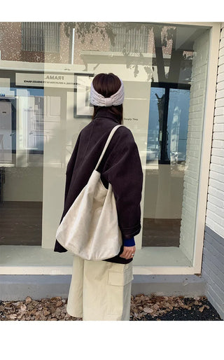pocket mid-length jacket