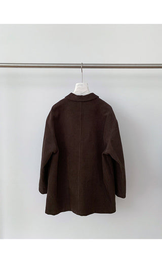 pocket mid-length jacket