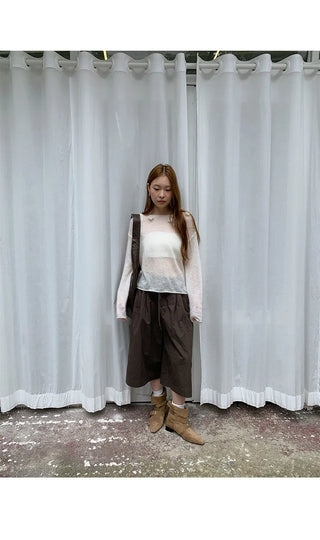 flower wool sweater