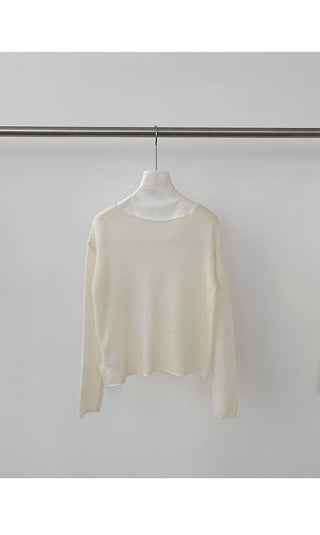flower wool sweater