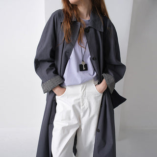 belted trench coat